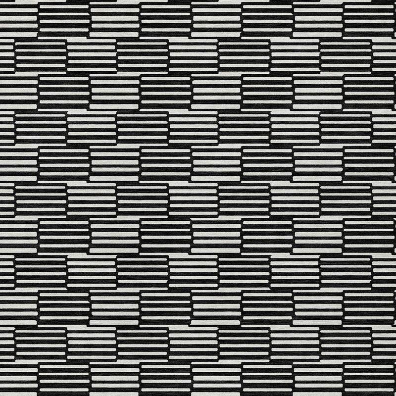HomeRoots Geometric Transitional Rectangle Outdoor Rug