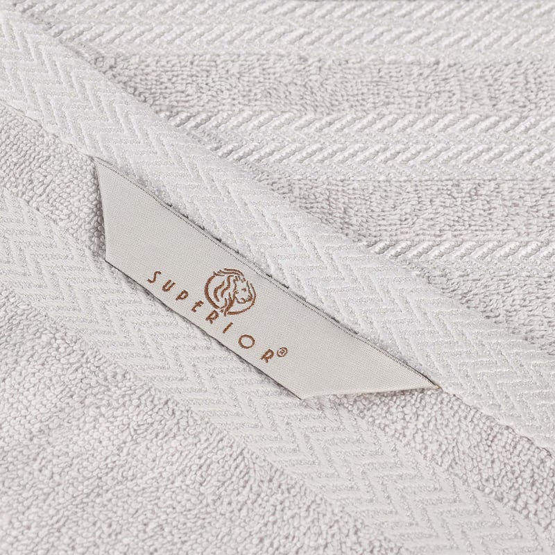 Superior Hays Cotton Medium Weight 8 Piece Bathroom Towel Set