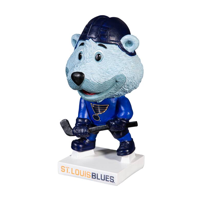 NHL Team Lil Big Head Resin Indoor/Outdoor Garden Desk Statue - St Louis Blues Mascot