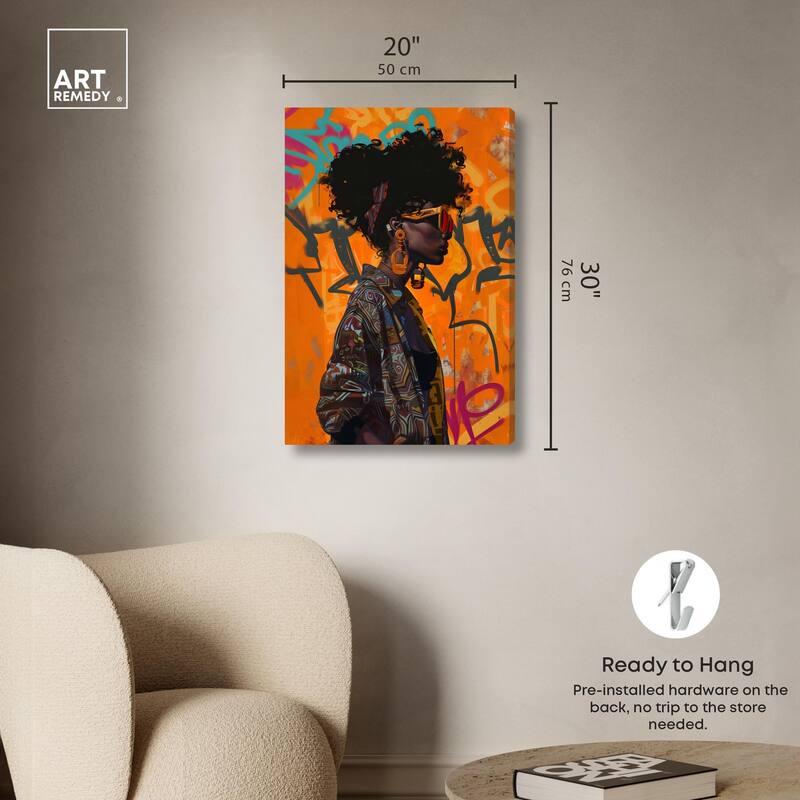 Street Wear Canvas by Art Remedy, Gallery Wrapped