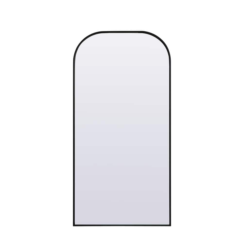 Indigo Home Metal Frame Arch Full Length Mirror 32x66 Inch