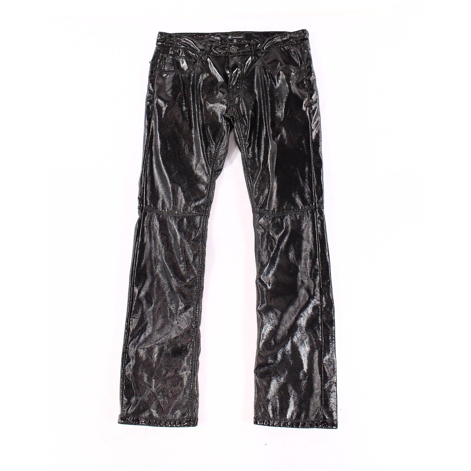 mens low rise leather pants