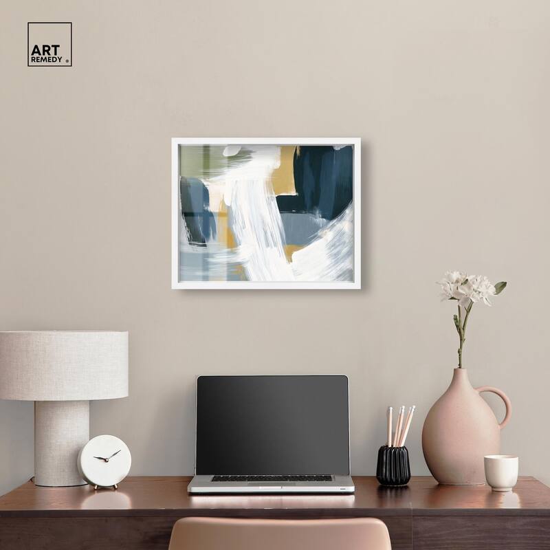 Moss Layers III Shadowbox by Art Remedy