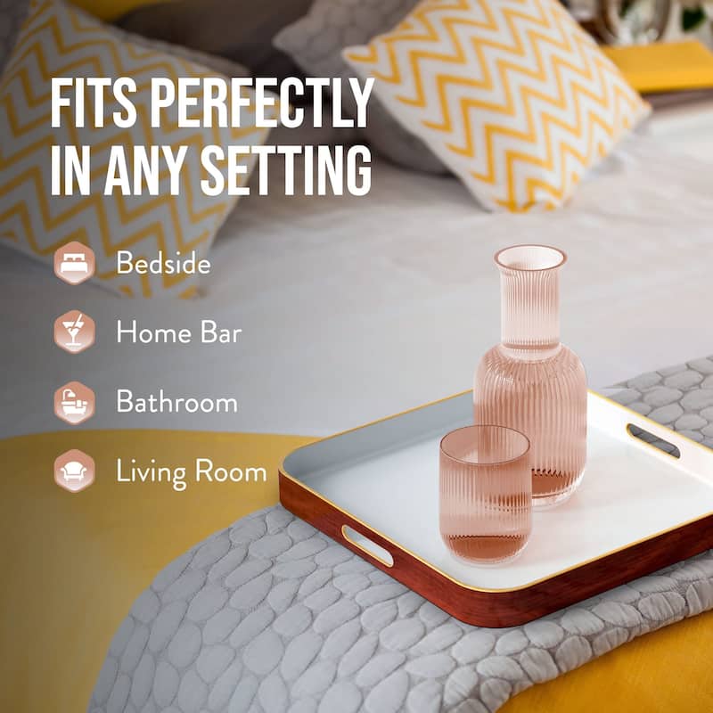 Set Of 2 Carafe And Cup Set 27.72 OZ.