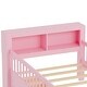 preview thumbnail 12 of 37, Twin Size Bed with Headboard Storage Rack, Two Under-Bed Drawers, Three-Side Guardrails for Safety and Security