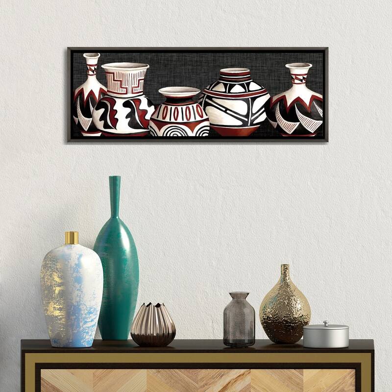 iCanvas "Mexican Pottery" by Studio W Framed