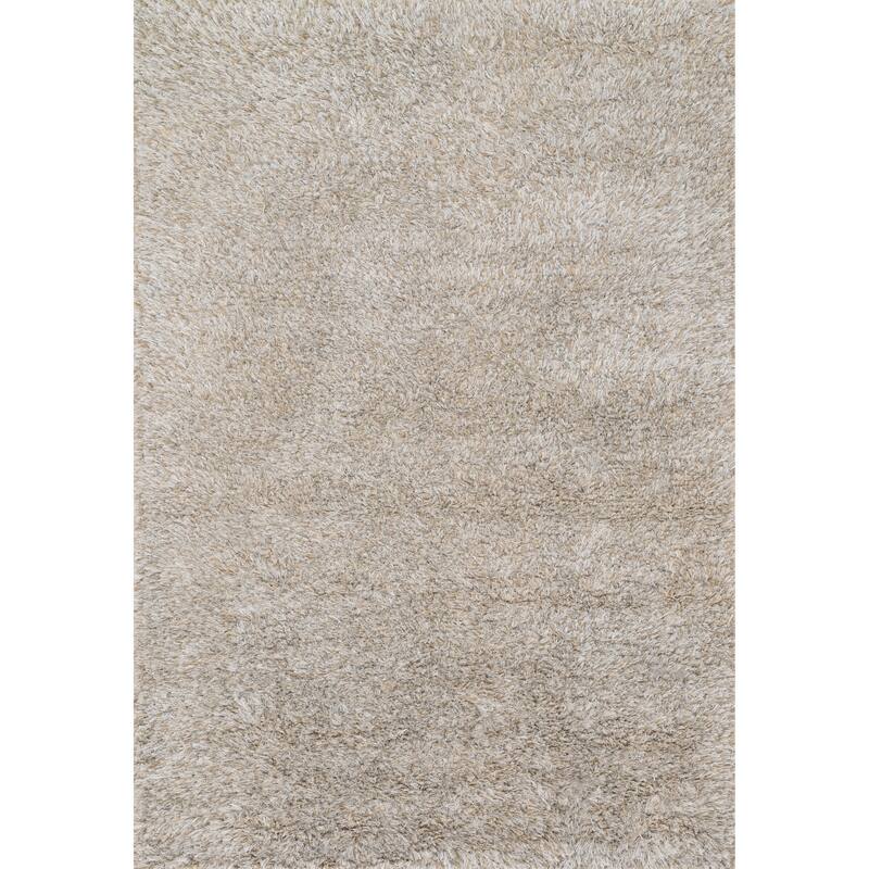 Alexander Home Hand-woven Nolan Wool Contemporary Area Rug - 3'6" x 5'6" /Surplus - Silver
