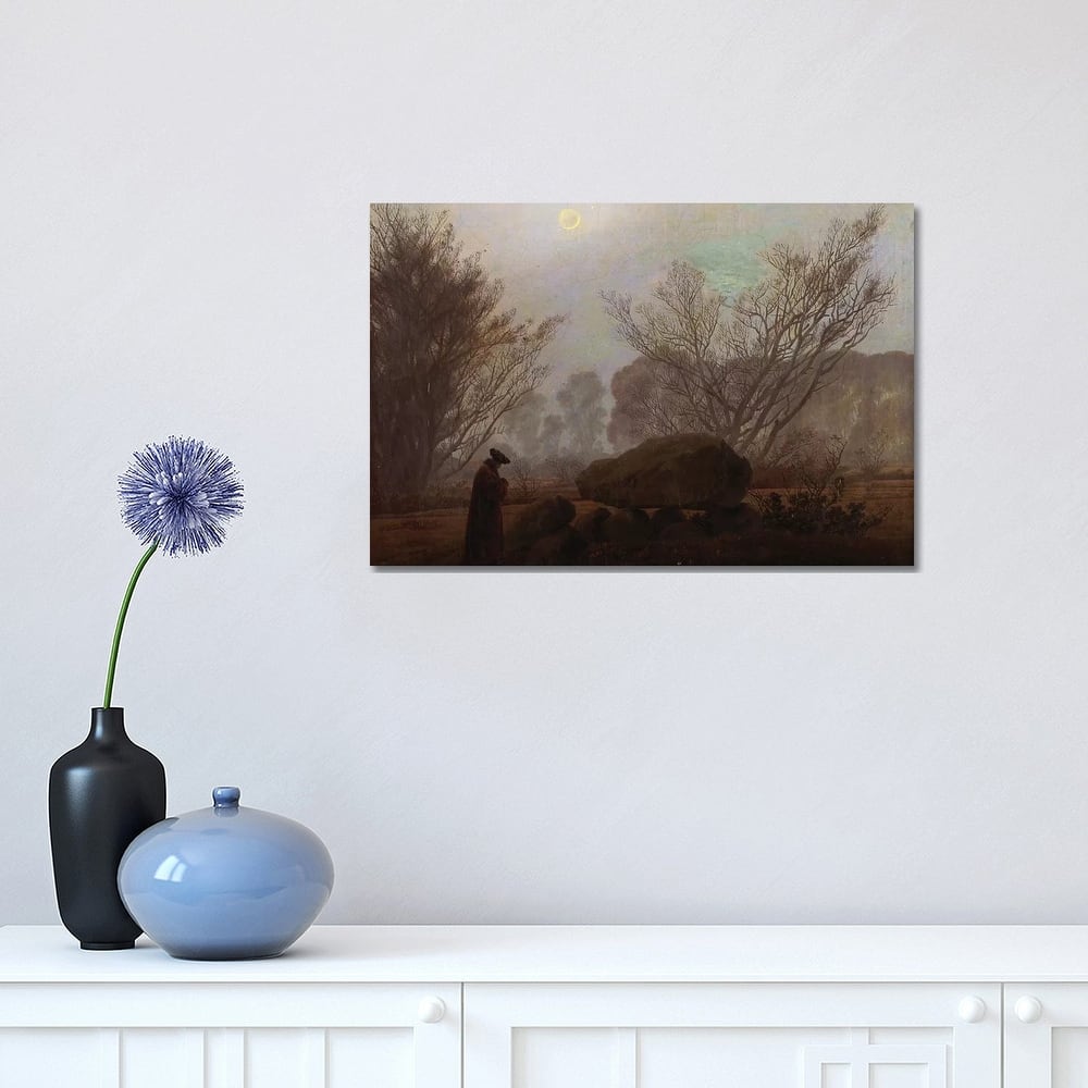 iCanvas "A Walk in the Mountains " by Caspar David Friedrich Canvas Print