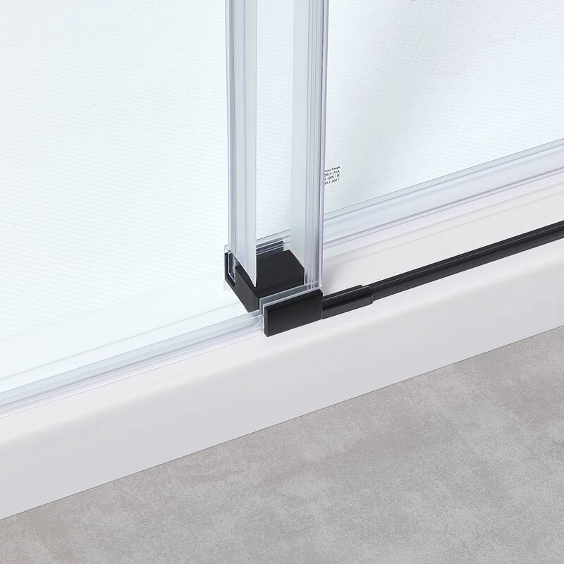 Bel Soft Close 3-Piece Base/Door Rectangular Corner Shower Kit (Left or Right Drain)