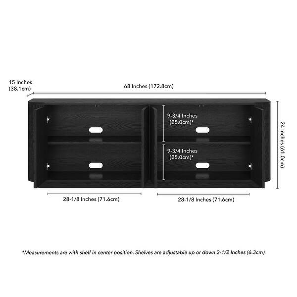 Ganton Stand Canton Rectangular TV Stand for TV's up to 75
