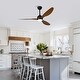 preview thumbnail 33 of 39, 52" Ceiling Fan with Lights, Quiet DC Motor 3 ABS Blade Ceiling Fans, 6 Speed Levels, Reversible Ceiling Fan