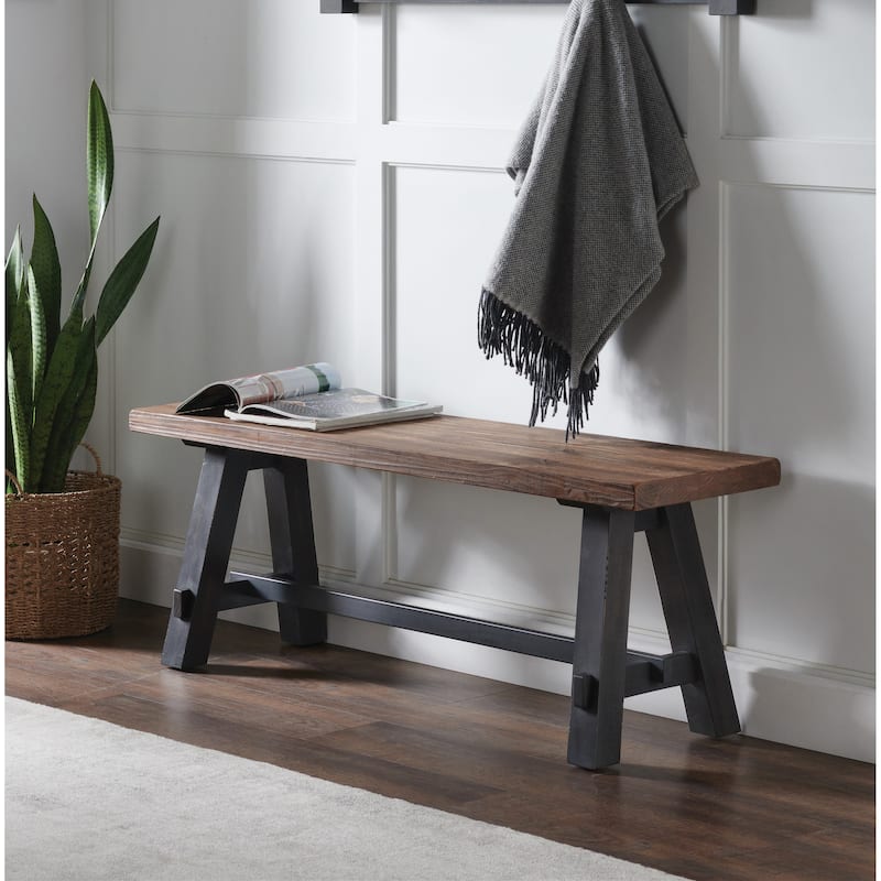 Adam 48"L Solid Wood Bench