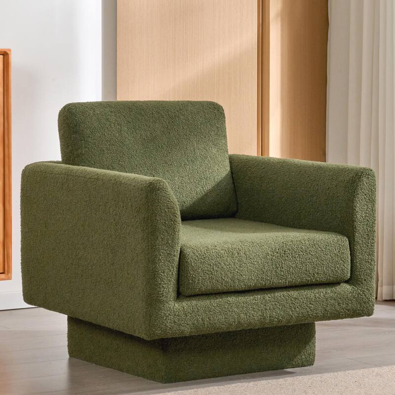 Luxurious Teddy Velvet Swivel Chair for Ultimate Comfort and Style