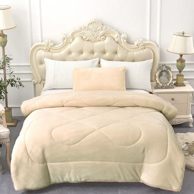Sherpa Fleece Kids Comforter Set Xmas Gift for Kind