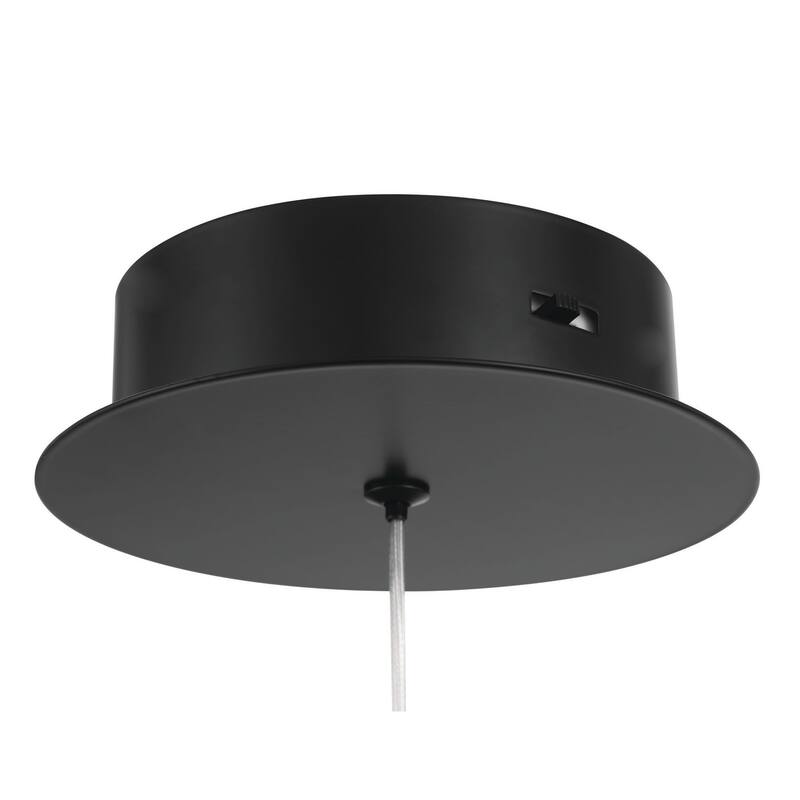 Artcraft Celine 1-Light Integrated LED Pendant - Black Finish