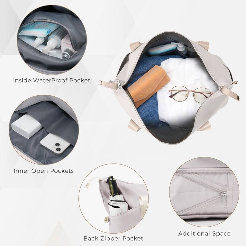 Durable ABS 4-Piece Luggage Set with USB Port, Expandable Suitcases, Spinner Wheels, Cup Holder & Travel Bag
