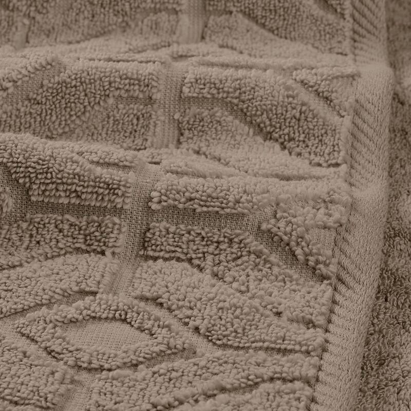 Modern Threads 6-Piece Yarn Dyed Diamond Gate Jacquard Towel Set