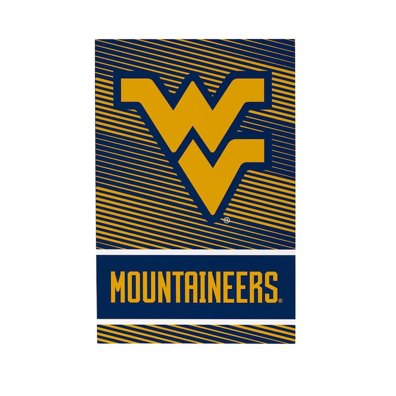 West Virginia University Wooden Tabletop Mantel Shelf Sign