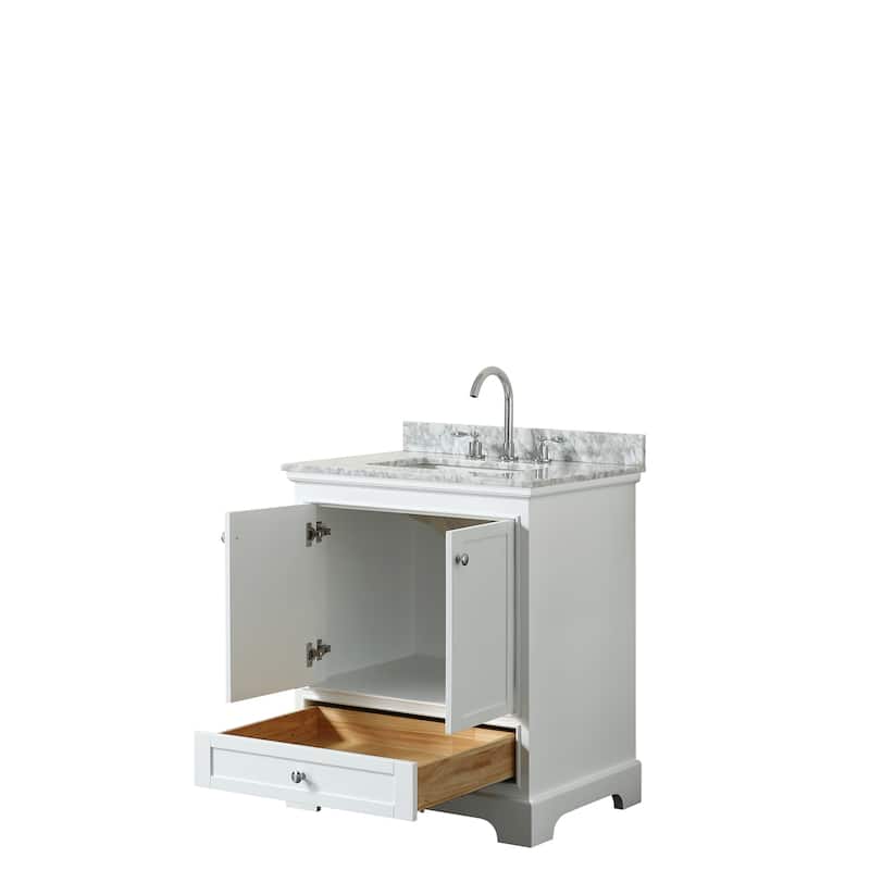 Deborah 30-inch Single Vanity, Square Sink, No Mirror