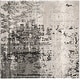 preview thumbnail 4 of 14, SAFAVIEH Retro Elidona Distressed Modern Abstract Rug 4' Square - Light Grey/Grey - Square