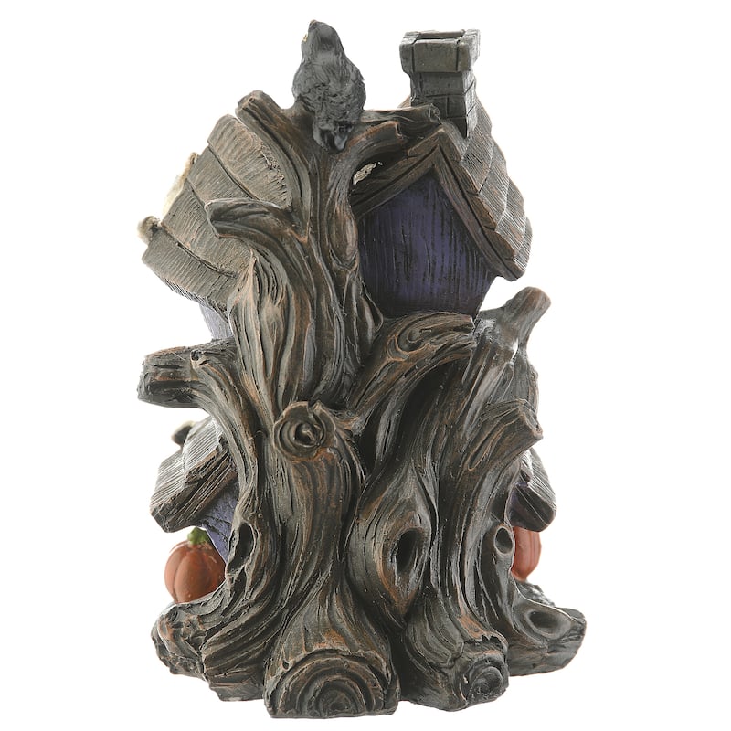 National Tree Company Halloween Pre-Lit Haunted House Decoration, LED Lights, 6 Inches - 6 in