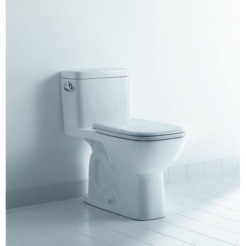Duravit D-Code 1.28 GPF One Piece Elongated Chair Height Toilet with