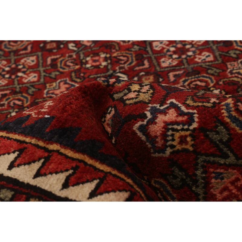 ECARPETGALLERY Hand-knotted Anadol Red Wool Rug - 3'5 x 9'1