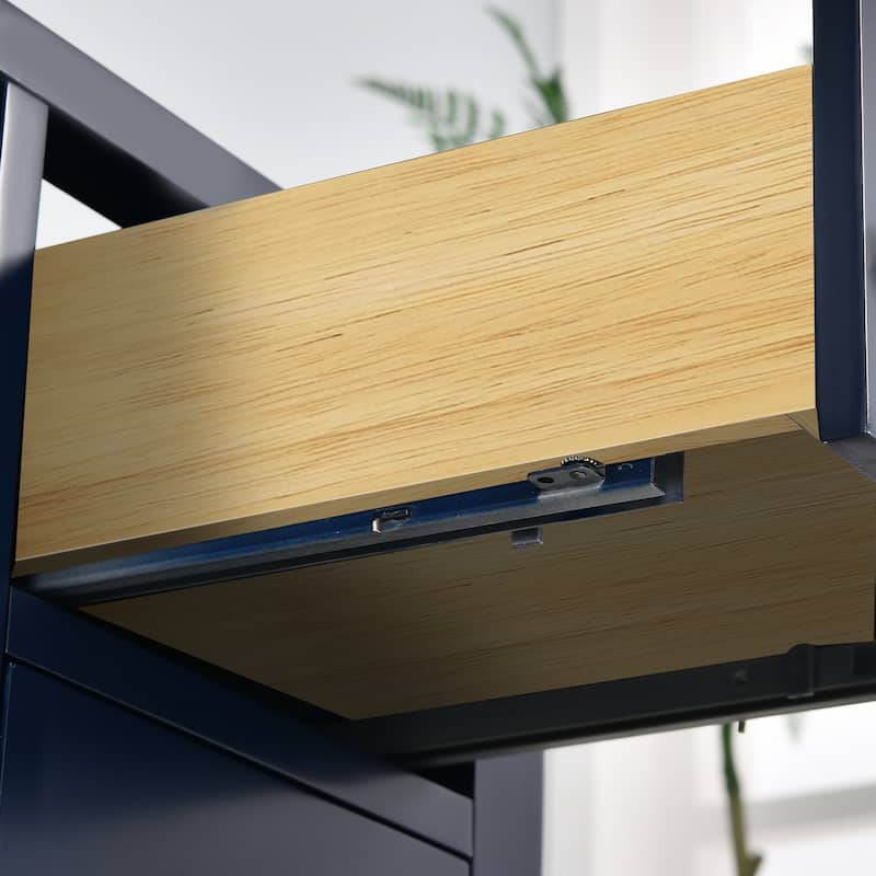 StarrySky 60 inch Undermount Single Sink Bathroom Vanity with Engineered Carrara Marble Top