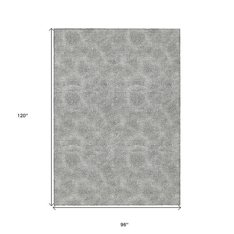 HomeRoots Geometric Transitional Rectangle Outdoor Rug