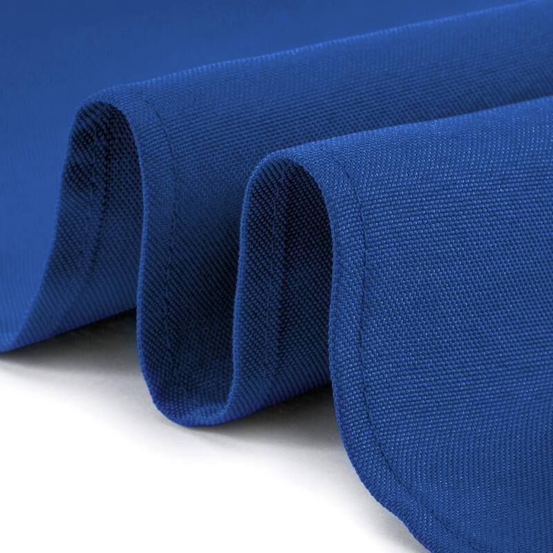 90 x 132in 10pk Rectangular Polyester Tablecloths Royal Blue