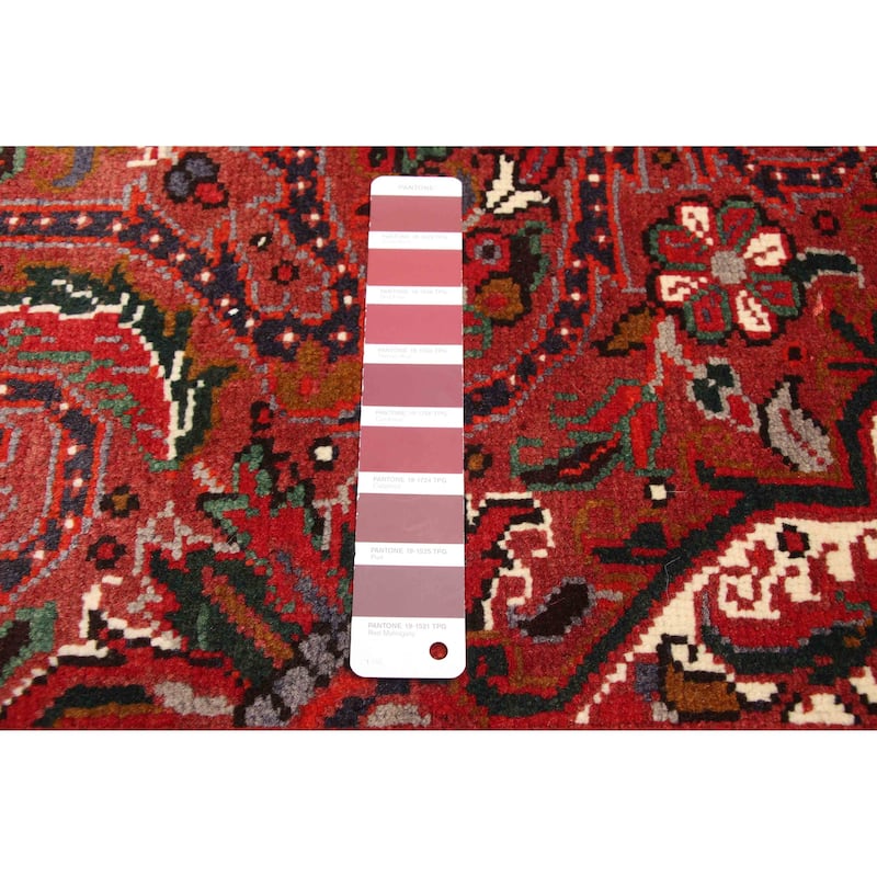 ECARPETGALLERY Hand-knotted Sarabi Dark Red Wool Rug - 6'8 x 9'6