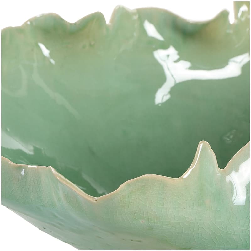 Uttermost 18226 Lila 17-1/4" Wide Ceramic Decorative Bowl