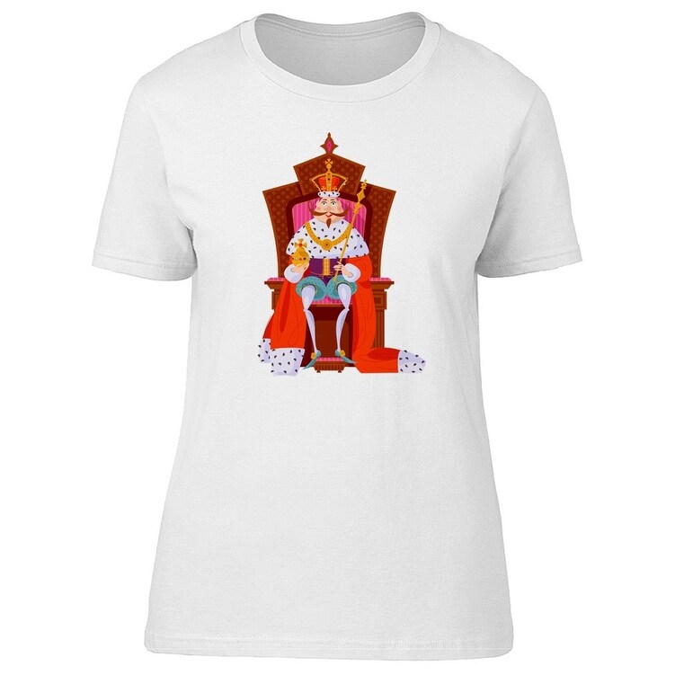 Shop Royal King Wearing A Crown Tee Women S Image By Shutterstock