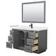 preview thumbnail 52 of 98, Miranda Single Vanity Set, Cultured Marble Top, 46-Inch Mirror