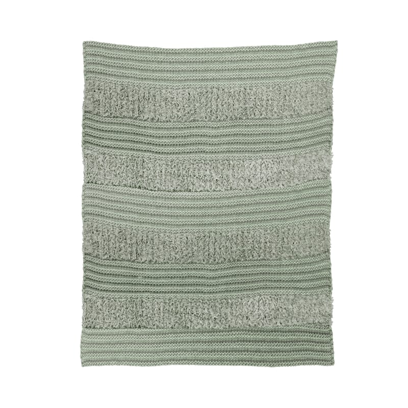 Donna Sharp Plush Knit Throw - Sage