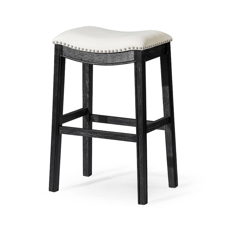 Maven Lane Adrien Saddle Kitchen Dining Stool