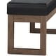 preview thumbnail 28 of 46, WYNDENHALL Madison 44 inch Wide Contemporary Rectangle Ottoman Bench