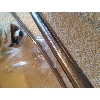 Curved Adjustable Chrome Double Shower Curtain Rod Free