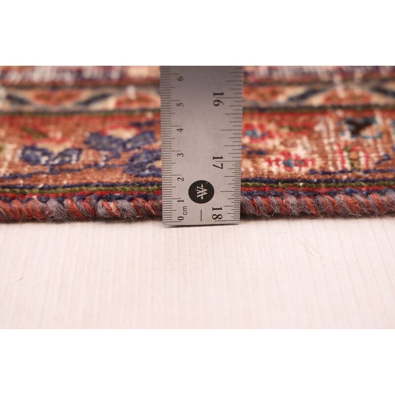 ECARPETGALLERY Hand-knotted Antalya Vintage Red Wool Rug - 9'5 x 12'1