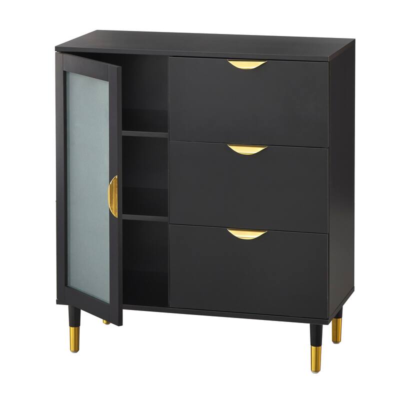 Simple Living Kragen Mid-Century Buffet/Sideboard
