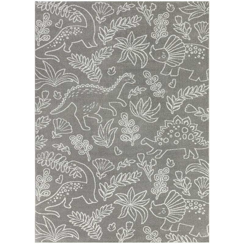 Mod-Tod Happy Dinos Dinosaur Dig Kids Area Rug