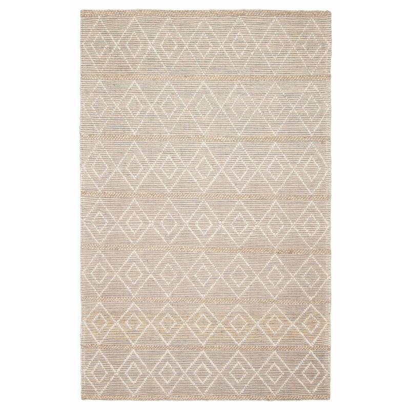 ECARPETGALLERY Braid weave Sienna Tan Wool Rug - 4'11 x 7'10 - Tan - 4'11 x 7'10