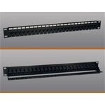 RJ45 Ethernet N054-024 Tripp Lite 24-Port 1U Rackmount Cat5e Feedthrough Patch Panel