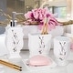 preview thumbnail 2 of 4, Creative Scents Vanda White Bathroom Accessories Set of 4