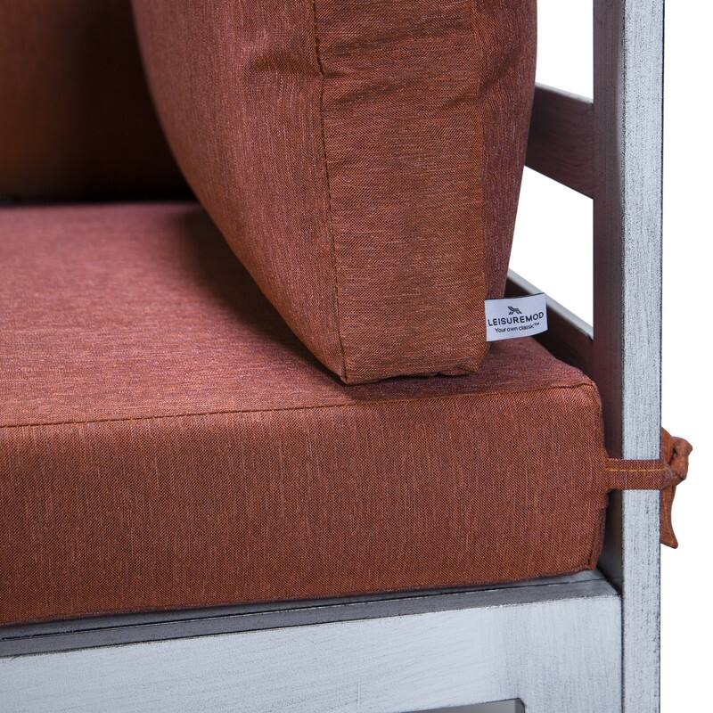 Chelsea Modern 7-Piece Aluminum Patio Conversation Set - Rust-Resistant, UV-Protected Cushions & Convertible Table Lid