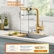 preview thumbnail 31 of 79, WOWOW Single Handle Waterfall Pull Down Sprayer Kitchen Faucet