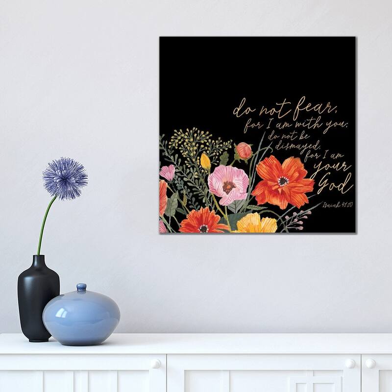 iCanvas "Floral Faith III" by Studio W Canvas Print - 18x18x1.5