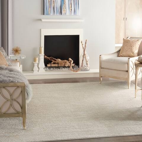 Nourison Essentials Solid Contemporary Indoor/ Outdoor Area Rug