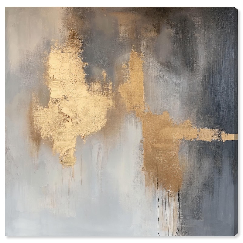 Golden Imprint Canvas by Art Remedy, Gallery Wrapped - 30" x 30"
