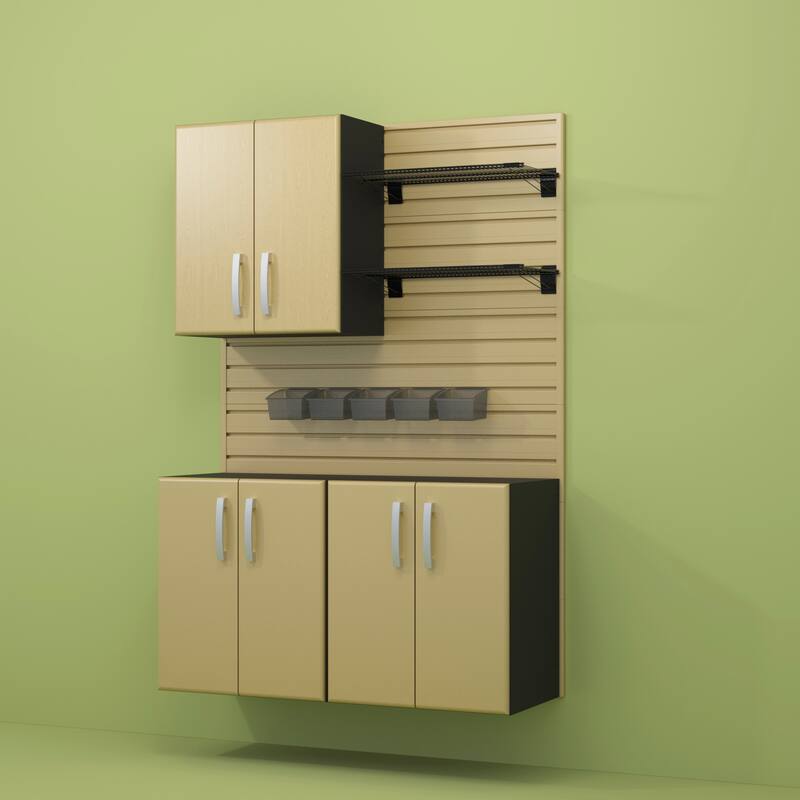 11 Piece Canibet, Shelf, Small Hard Bin Workstation Set
